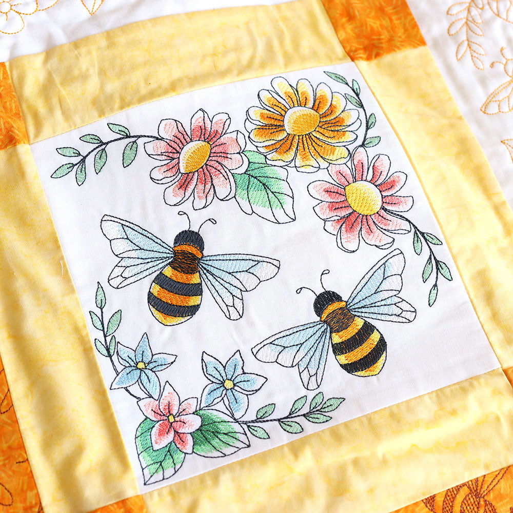 Sweet as Can Bee Honeybee and Blooms 2