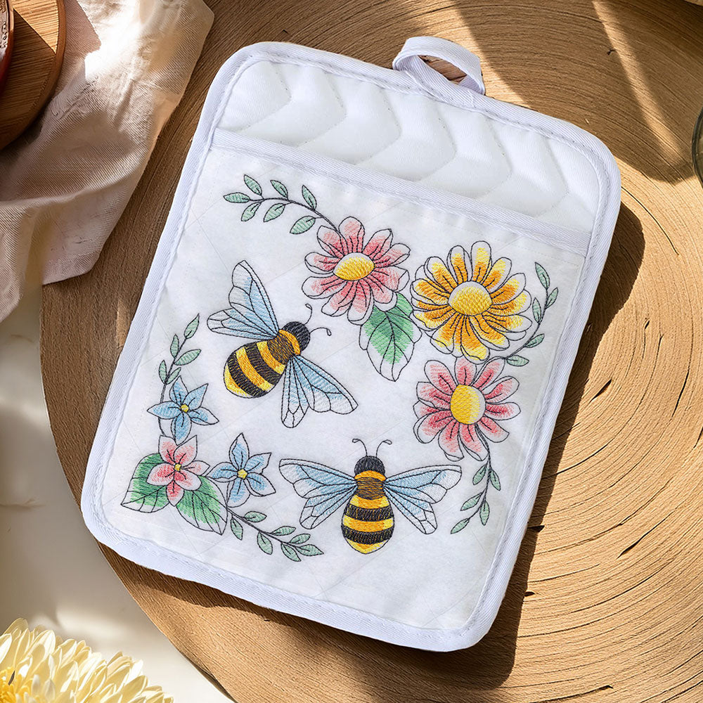 Sweet as Can Bee Honeybee and Blooms 2