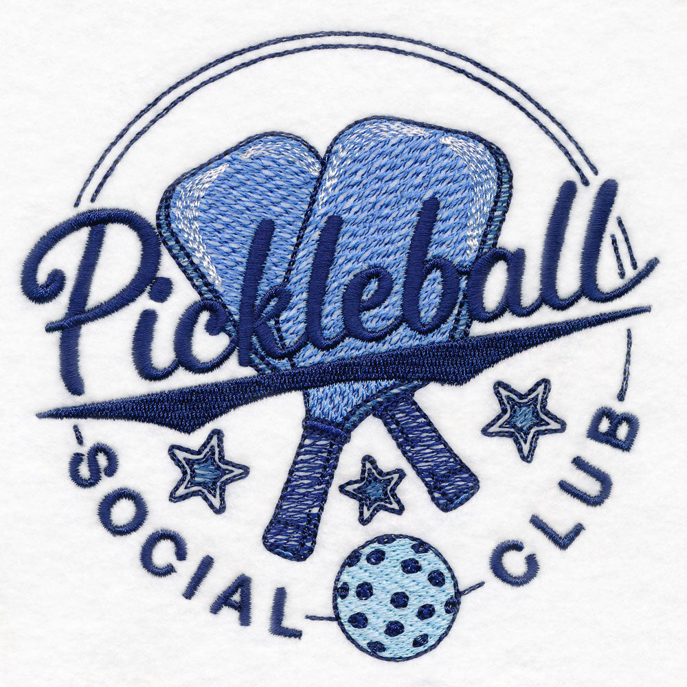 Pickleball Social Club Stamp