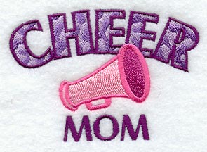 Cheer Mom w/Megaphone
