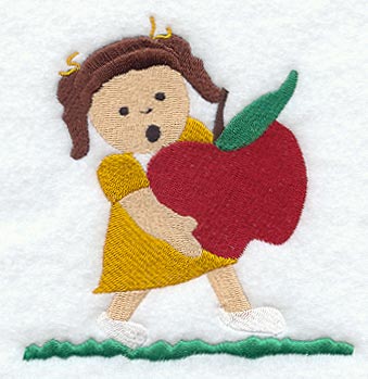 Girl with Apple