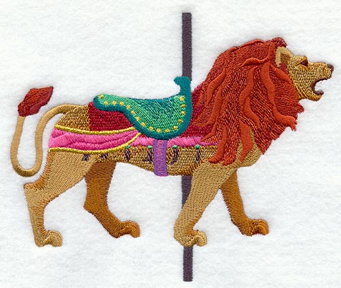 Roaring Carousel Lion