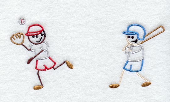 Stick Figure Baseball