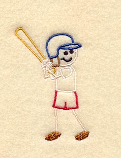 Stick Figure Batter