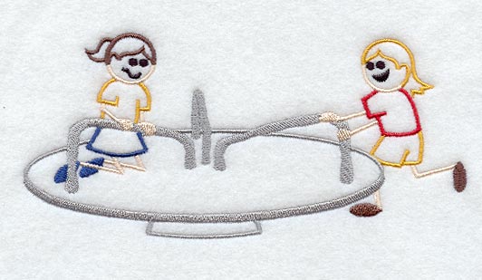 Stick Figure Merry-Go-Round