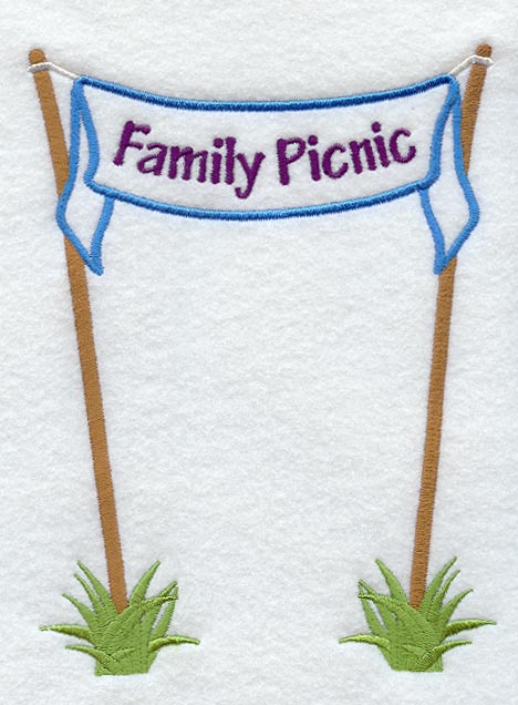 Family Picnic Banner