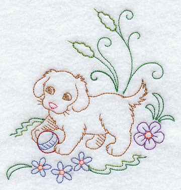 Sweet Dreams Puppy Corner - Facing Left