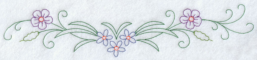 Sweet Dreams Puppy Border - Facing Right