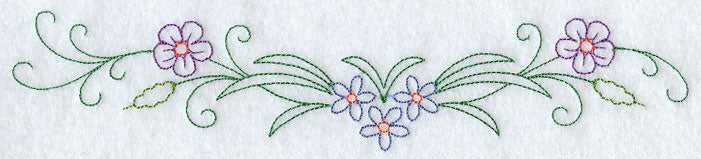 Sweet Dreams Puppy Border - Facing Left