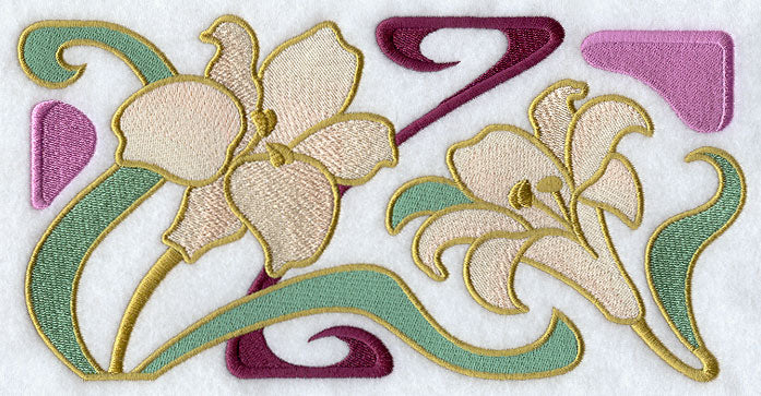 Arts and Crafts Lily Border