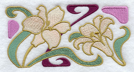 Arts and Crafts Lily Border