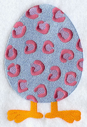 Easter Egg in Leopard Print