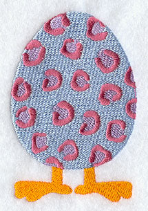 Easter Egg in Leopard Print