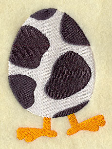 Easter Egg in Cow Print