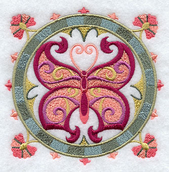 Suzani Spring Butterfly Medallion