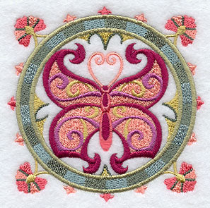 Suzani Spring Butterfly Medallion