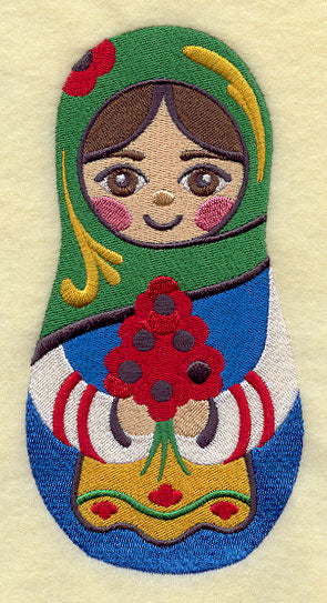 Matryoshka Doll with Poppies