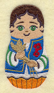 Matryoshka Doll with Wheat