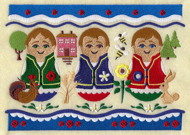 Matryoshka Doll Trio (Male)