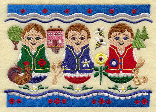 Matryoshka Doll Trio (Male)