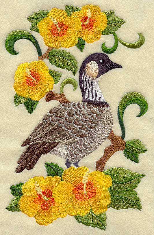 Hawaii Nene and Hibiscus Medley