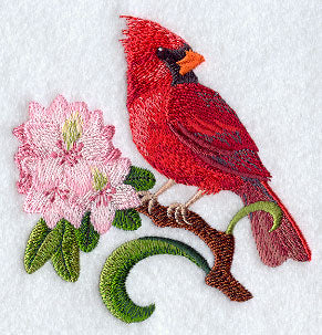 West Virginia Cardinal and Rhododendron Medley