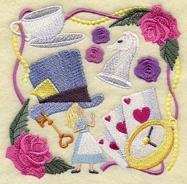 Alice in Wonderland Collage