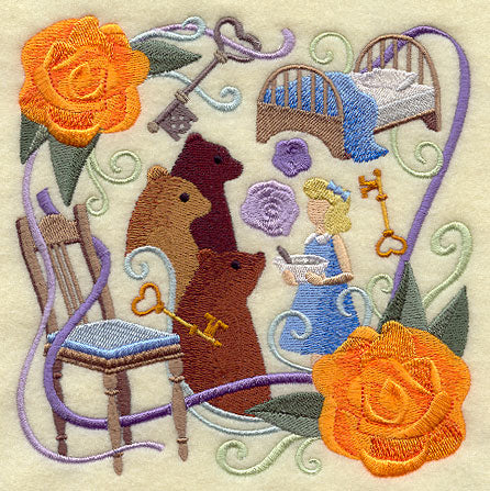 Goldilocks and Three Bears Collage