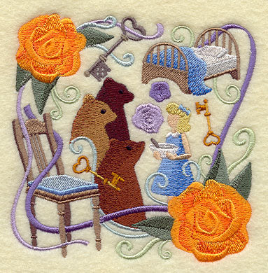 Goldilocks and Three Bears Collage