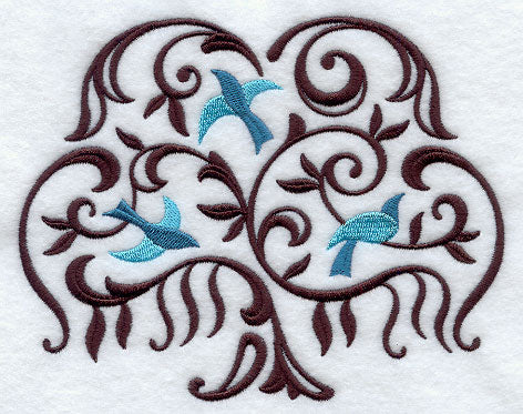 Filigree Tree with Birds