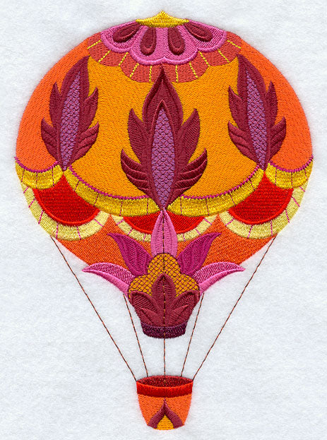 Flaming Bright Jacobean Balloon