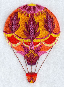 Flaming Bright Jacobean Balloon