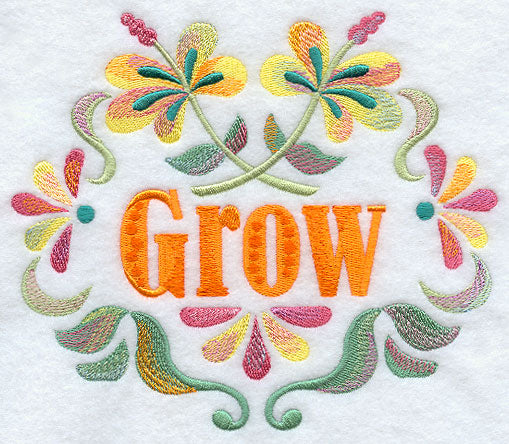 Spring into Color and Grow Circle