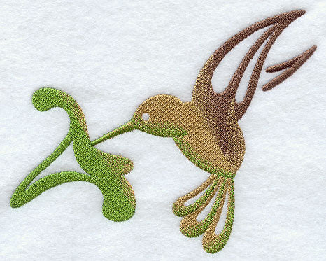 Perfect Blend Hummingbird and Flower