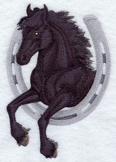 Horse & Horseshoe - Friesian