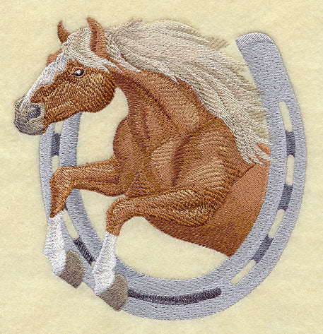 Horse & Horseshoe - Haflinger