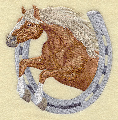 Horse & Horseshoe - Haflinger
