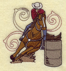 Wild Side Barrel Racer - Cowboy