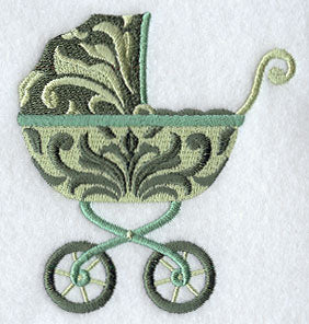 Damask Baby Buggy