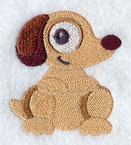 Wide-Eyed Baby Boy Puppy