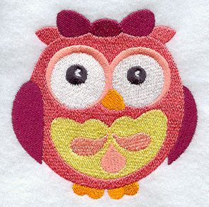 Wide-Eyed Baby Girl Owl