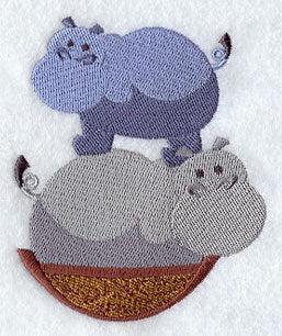 Noah's Ark Hippo Stack