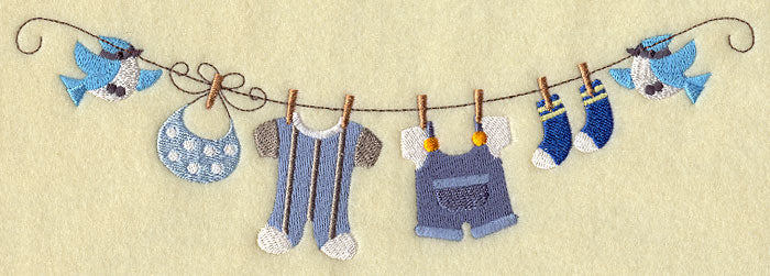 Baby Boy Clothesline