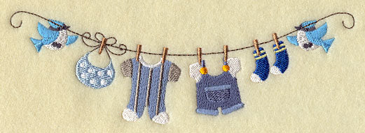 Baby Boy Clothesline