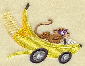 Monkey Racer in Banana Car