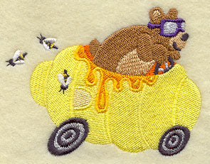 Bear Racer in Beehive Car