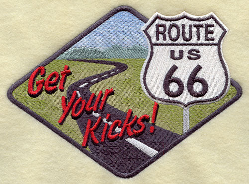 On Route 66 Sign