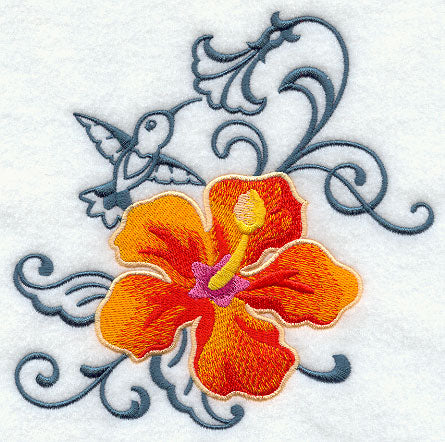 Hibiscus and Hummingbird Echo