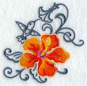 Hibiscus and Hummingbird Echo