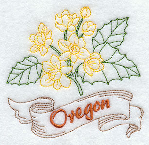 Oregon - Oregon Grape (Redwork)
